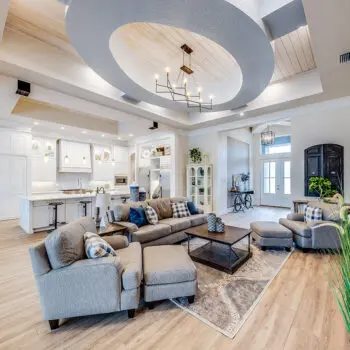 Remodeled open concept living kitchen