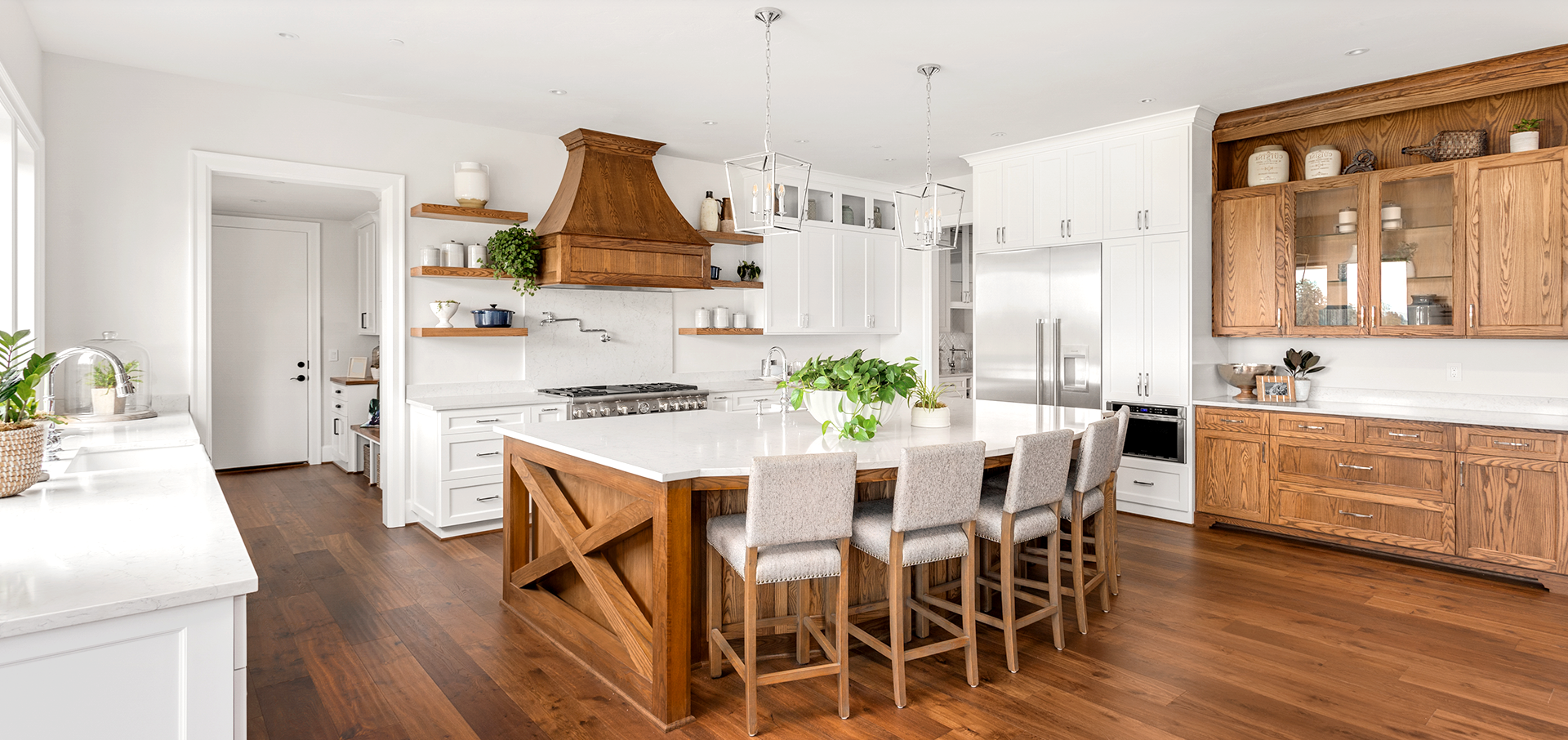 Modern kitchen remodel with island